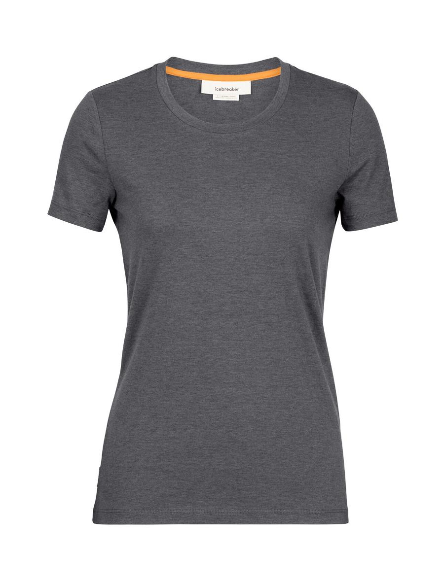 Monsoon Women's Icebreaker Merino Central Classic Short Sleeve T Shirts | USA 1563DFMN